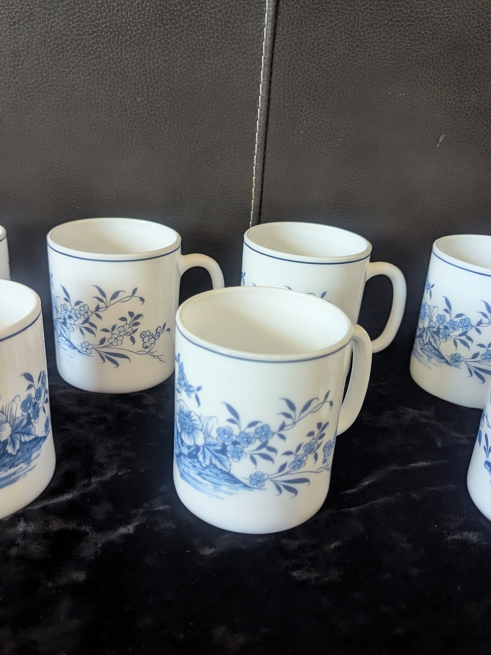 Arcopal France Milk Glass Mugs
